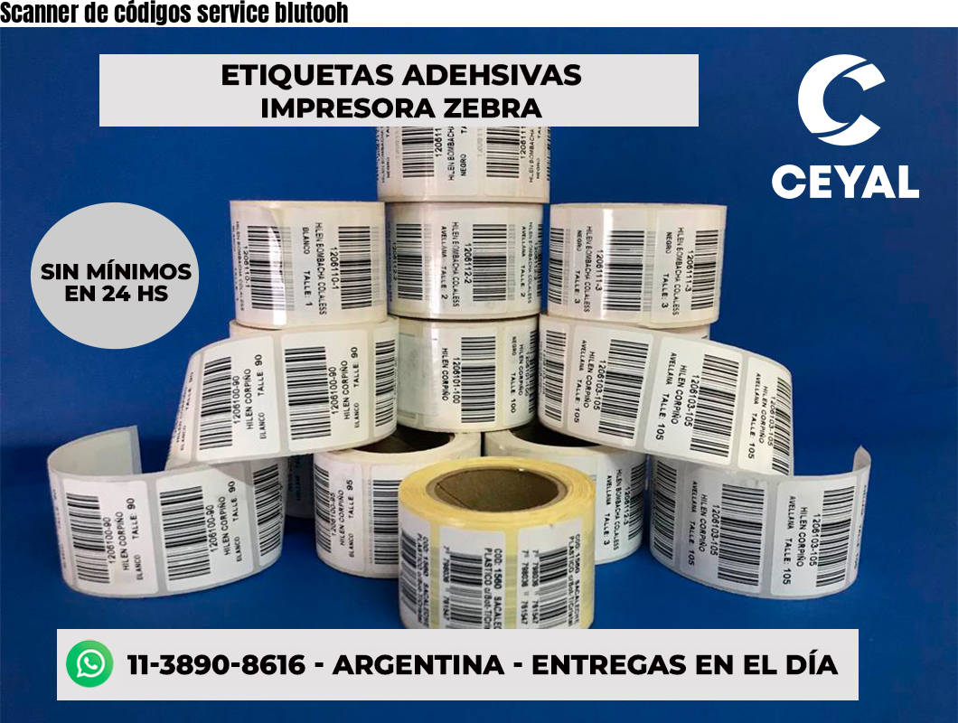 Scanner de códigos service blutooh