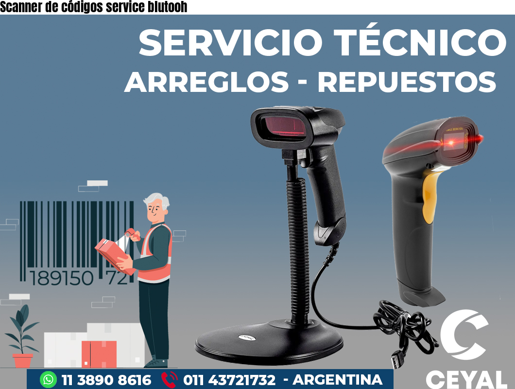 Scanner de códigos service blutooh
