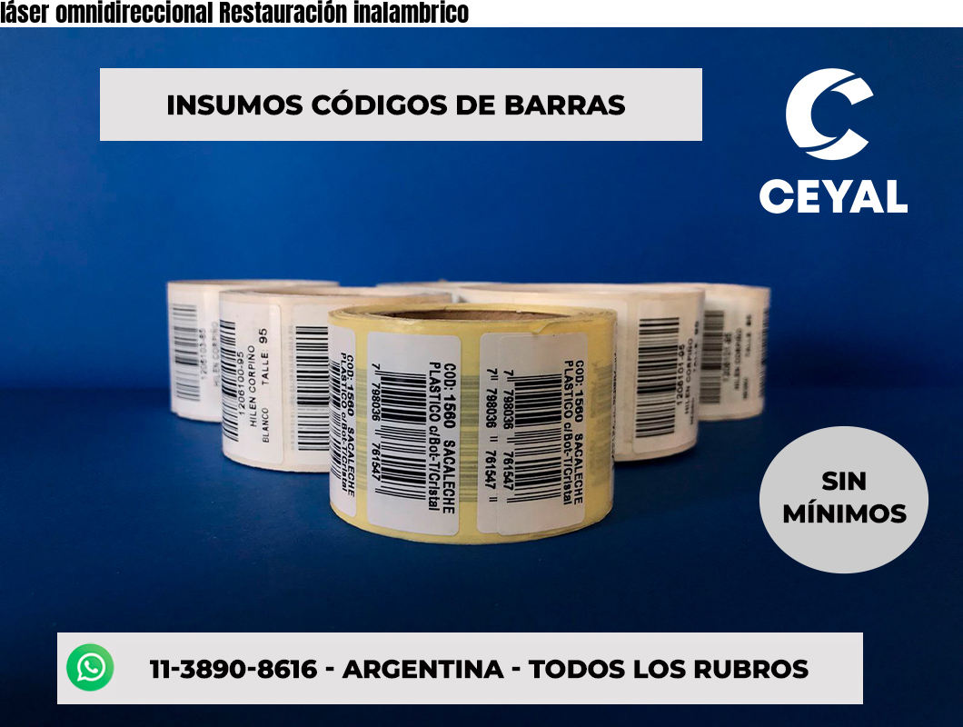 láser omnidireccional Restauración inalambrico