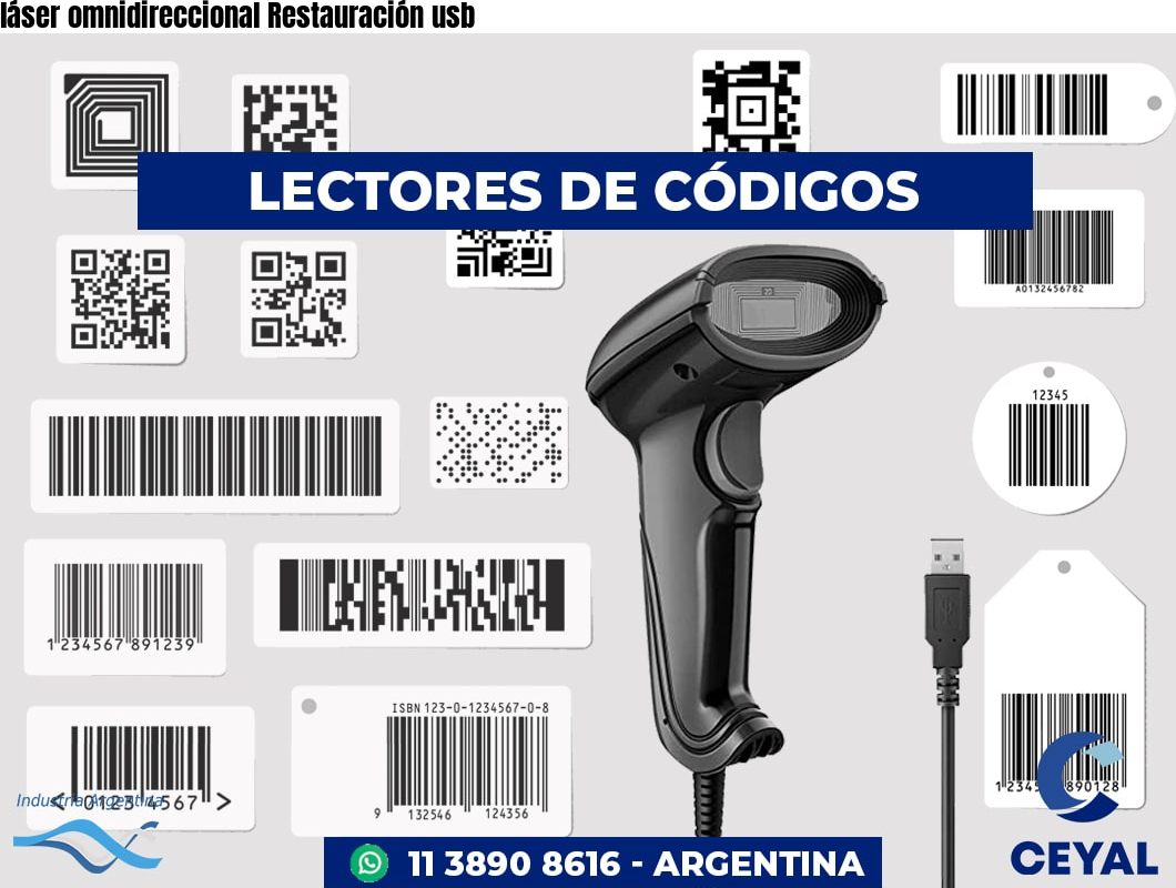láser omnidireccional Restauración usb