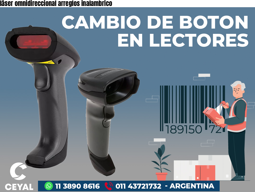 láser omnidireccional arreglos inalambrico
