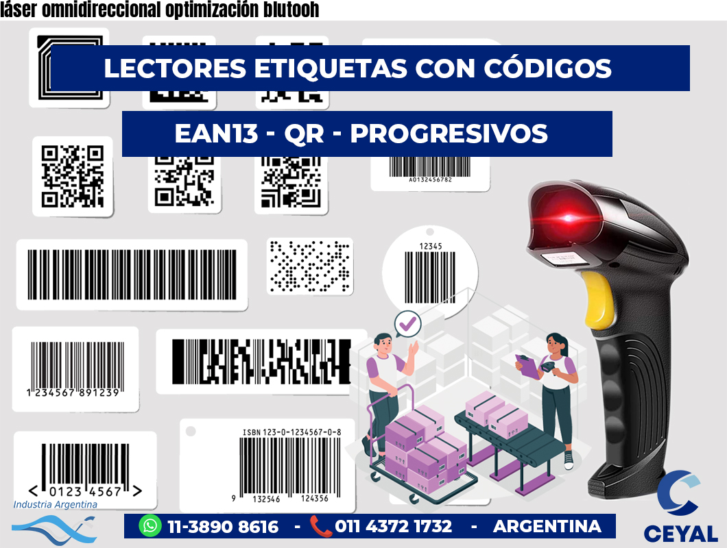 láser omnidireccional optimización blutooh