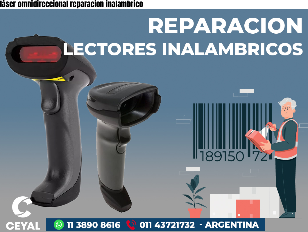 láser omnidireccional reparacion inalambrico