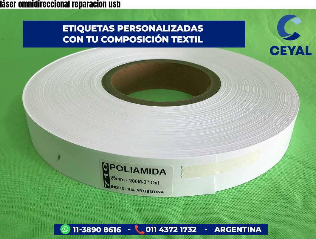 láser omnidireccional reparacion usb