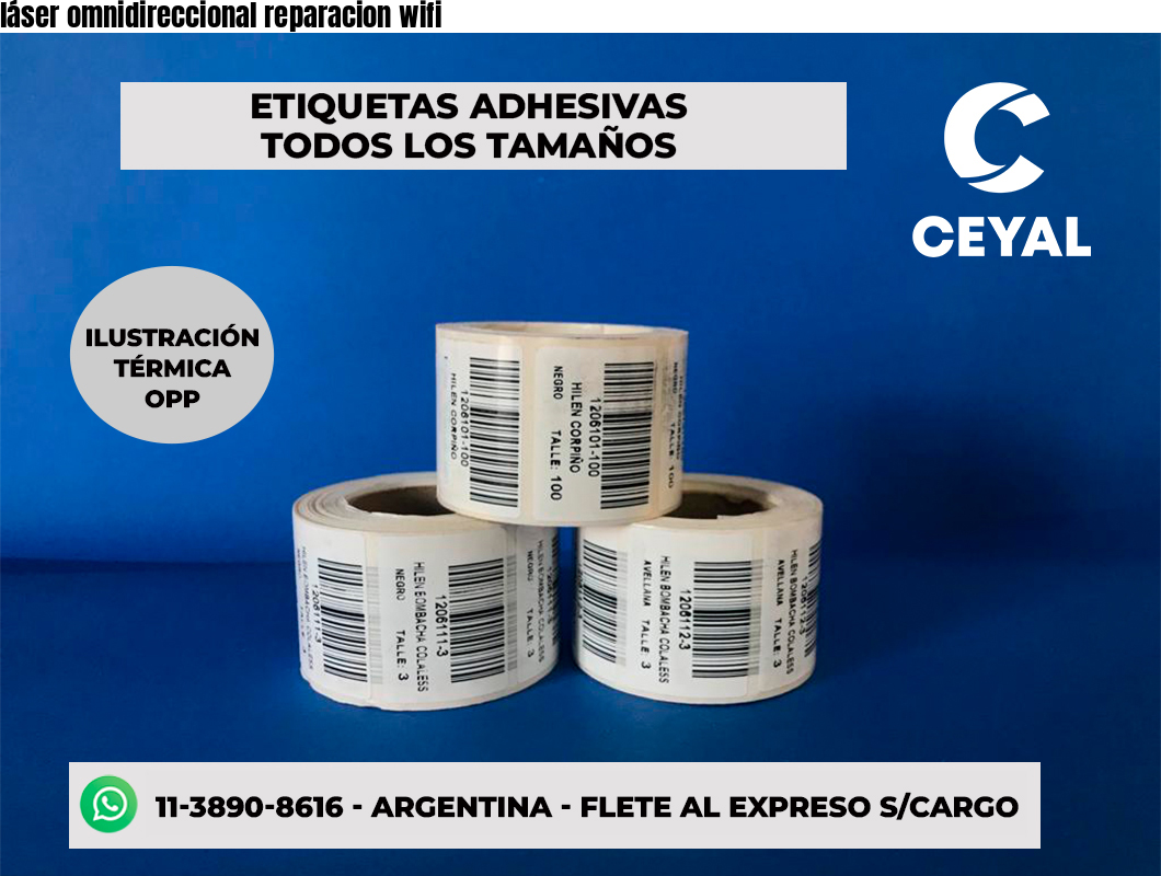 láser omnidireccional reparacion wifi