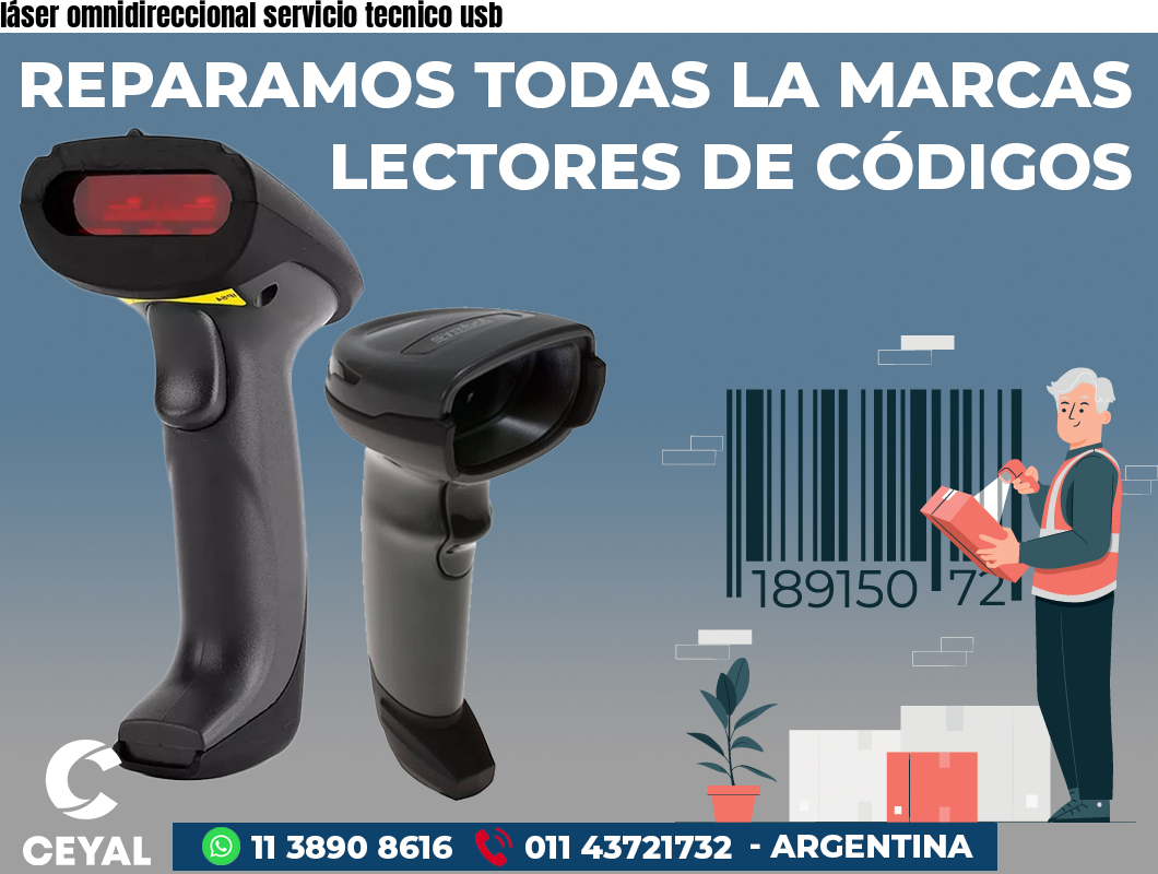 láser omnidireccional servicio tecnico usb