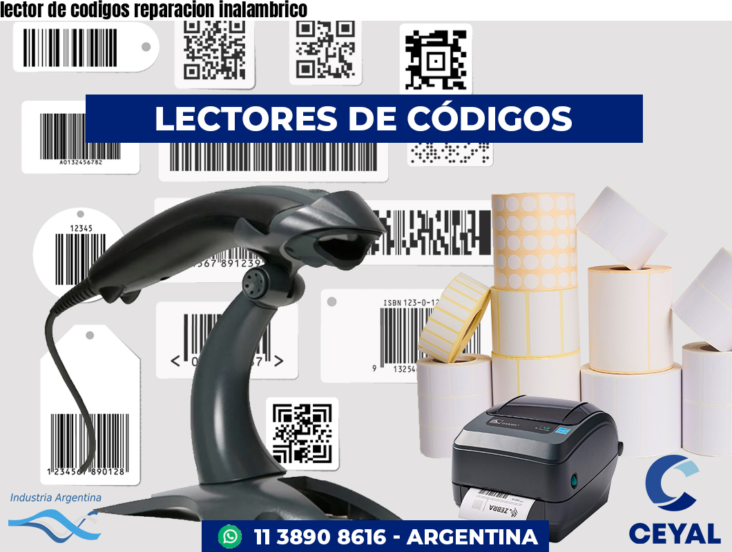 lector de codigos reparacion inalambrico