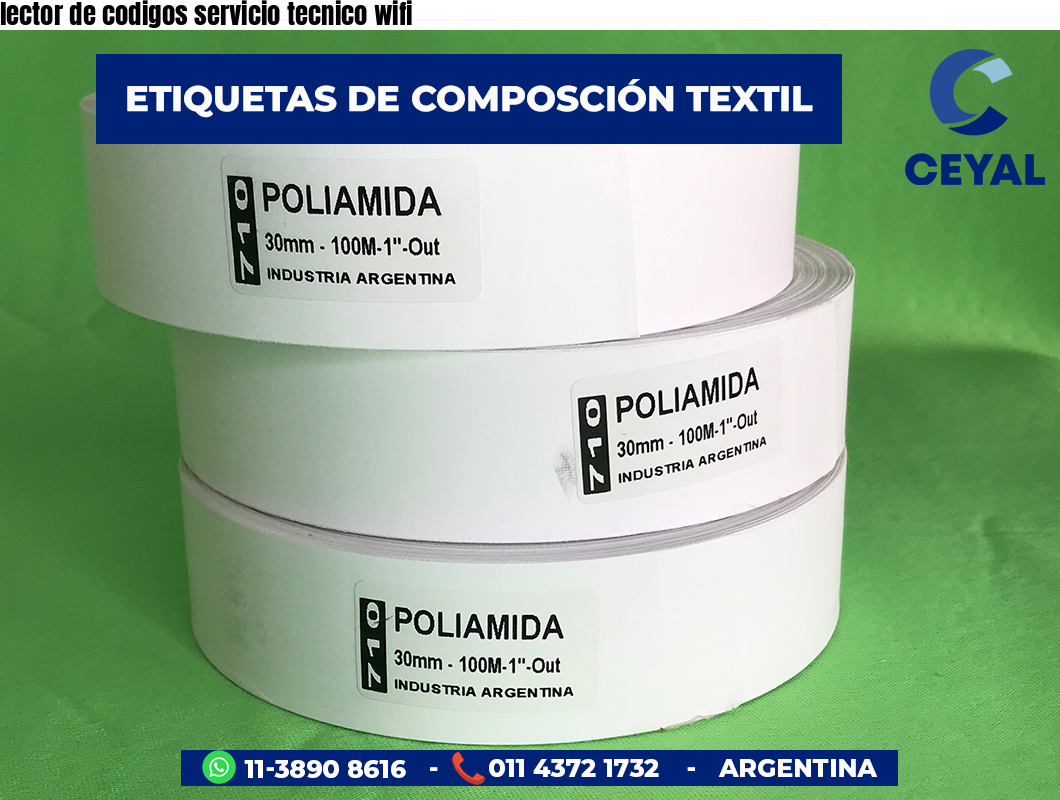 lector de codigos servicio tecnico wifi