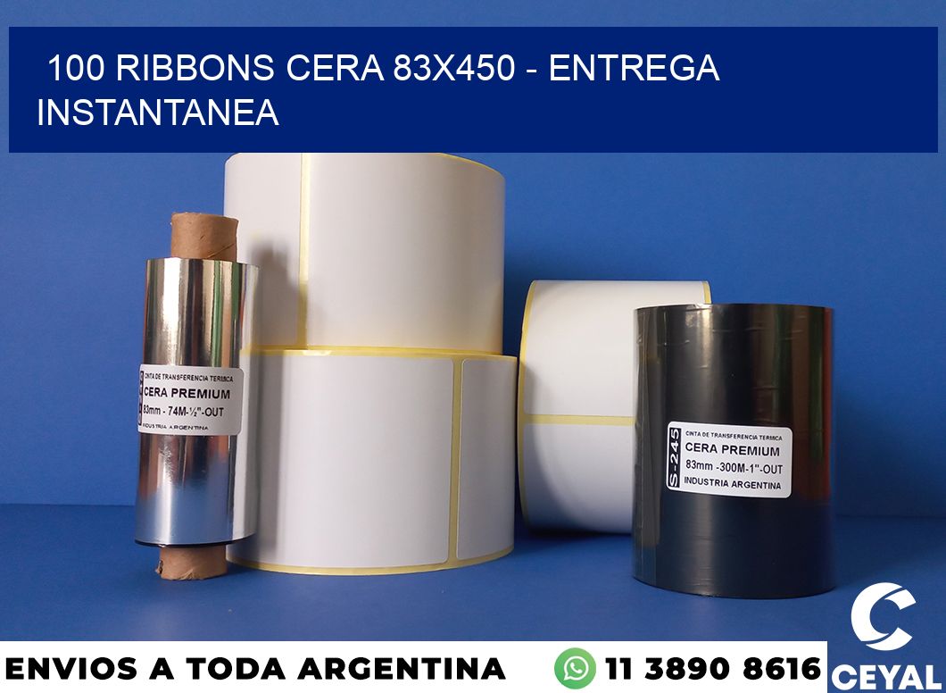 100 Ribbons cera 83×450 – entrega instantanea