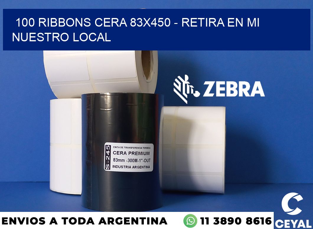 100 Ribbons cera 83x450 - retira en mi nuestro local
