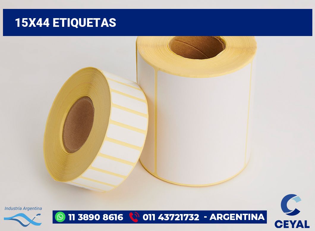 15x44 Etiquetas