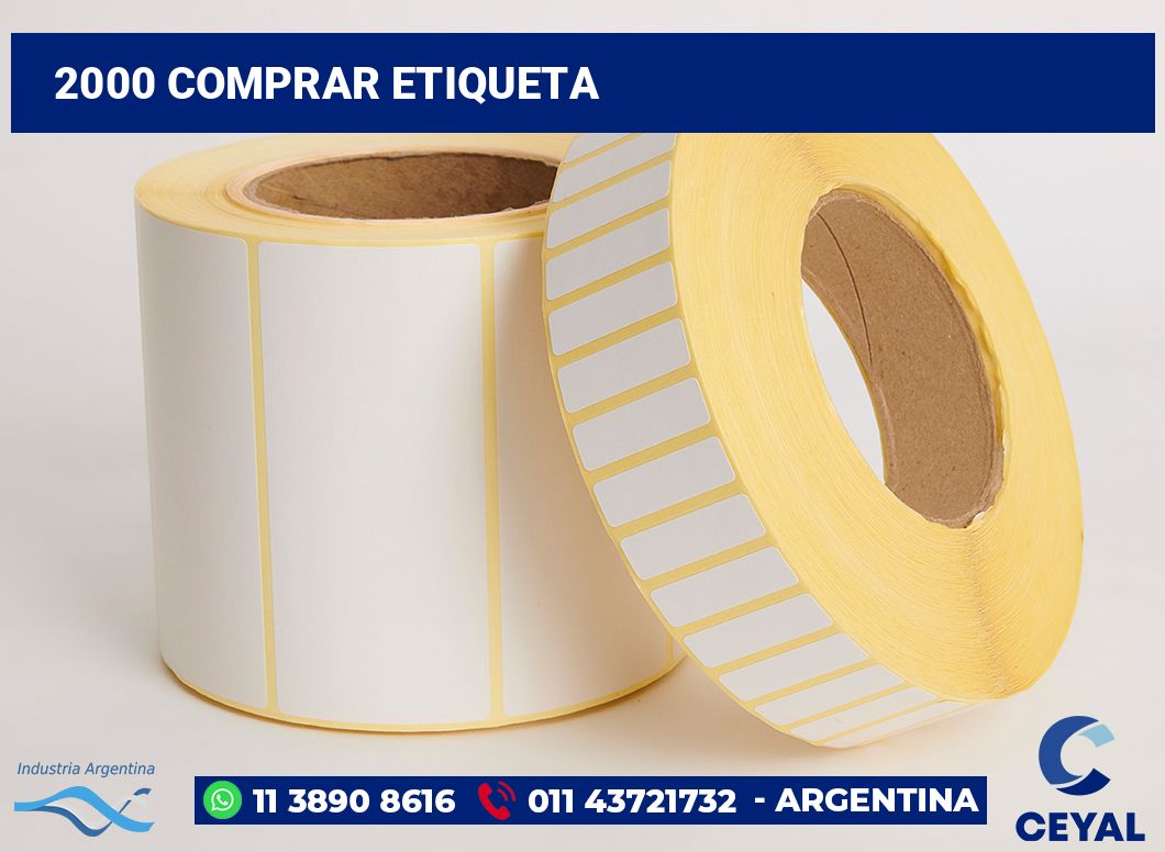 2000 Comprar etiqueta