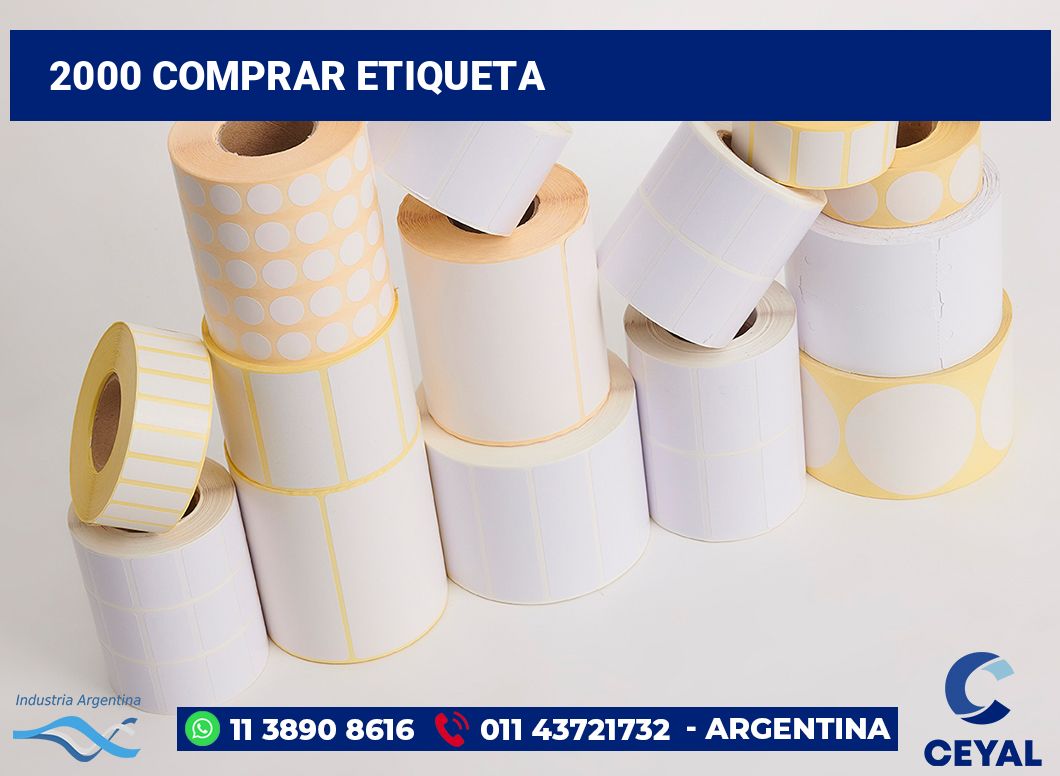 2000 Comprar etiqueta