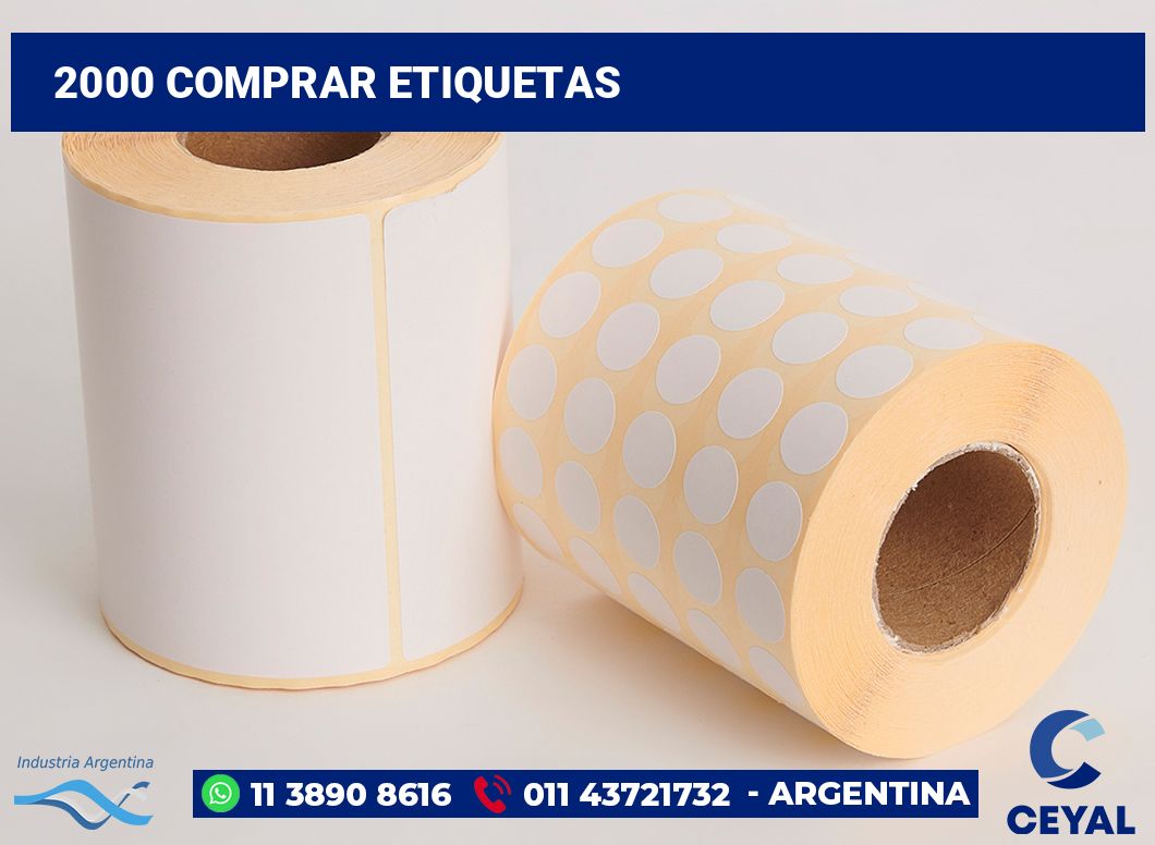 2000 Comprar etiquetas