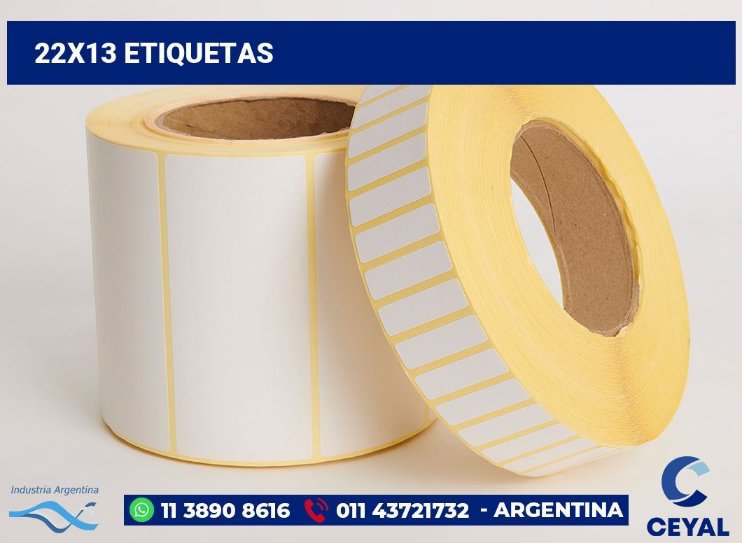 22x13 Etiquetas