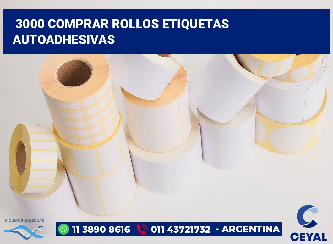 3000 Comprar rollos etiquetas autoadhesivas