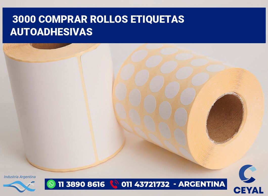 3000 Comprar rollos etiquetas autoadhesivas