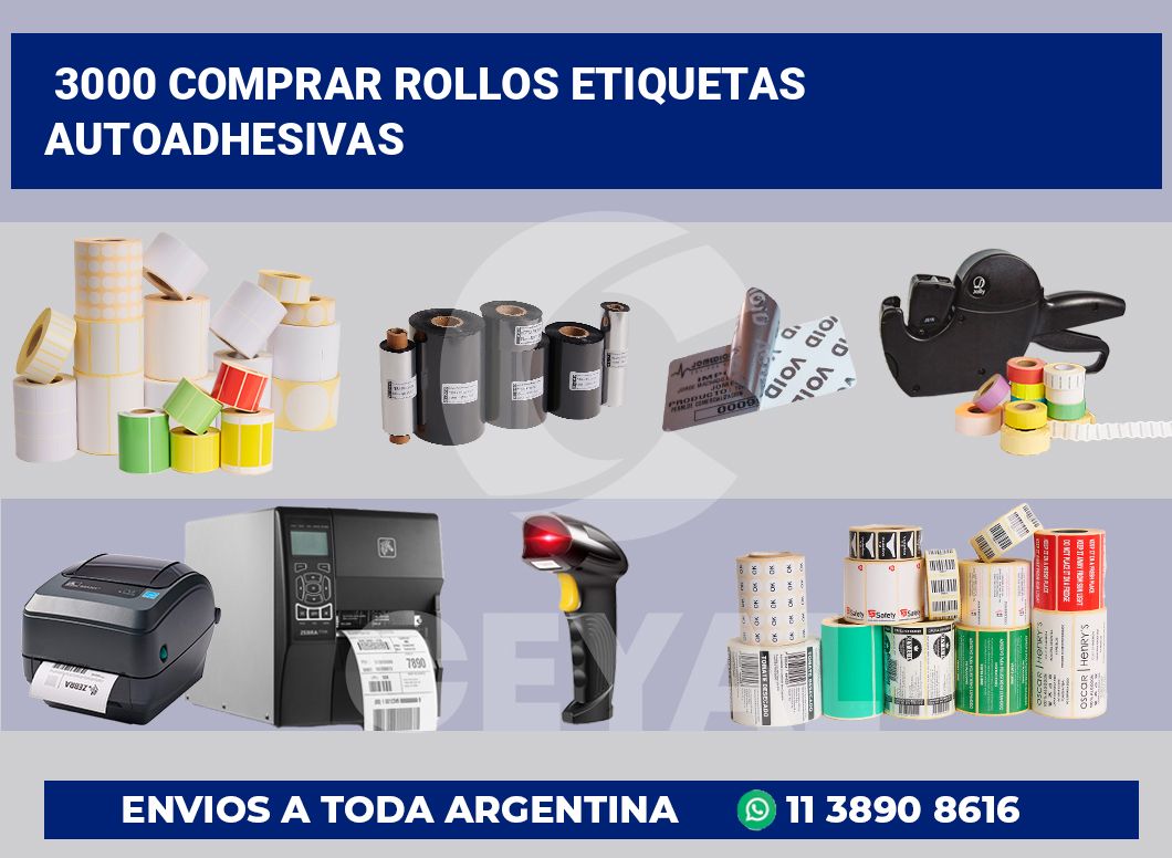 3000 Comprar rollos etiquetas autoadhesivas