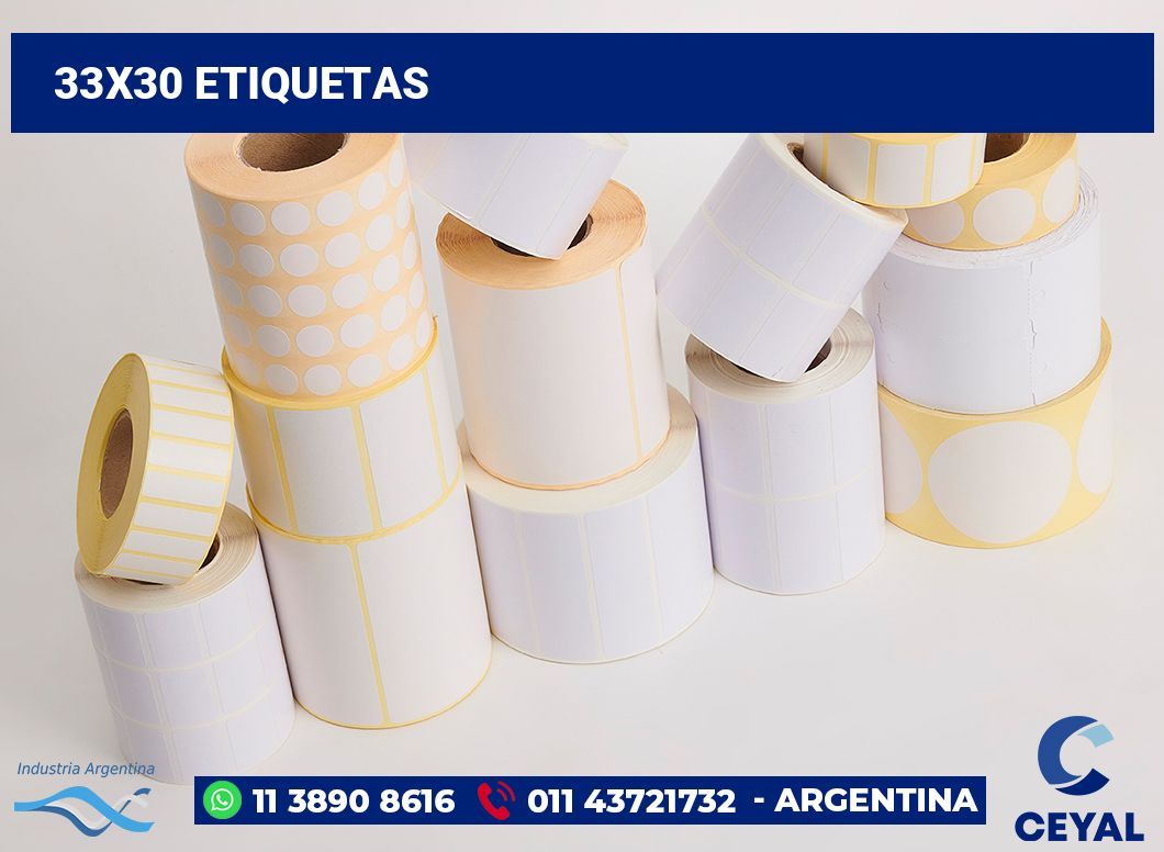 33x30 Etiquetas