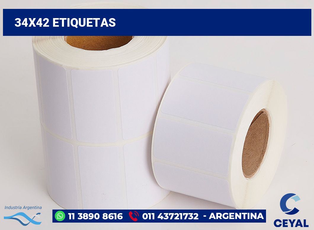34x42 Etiquetas