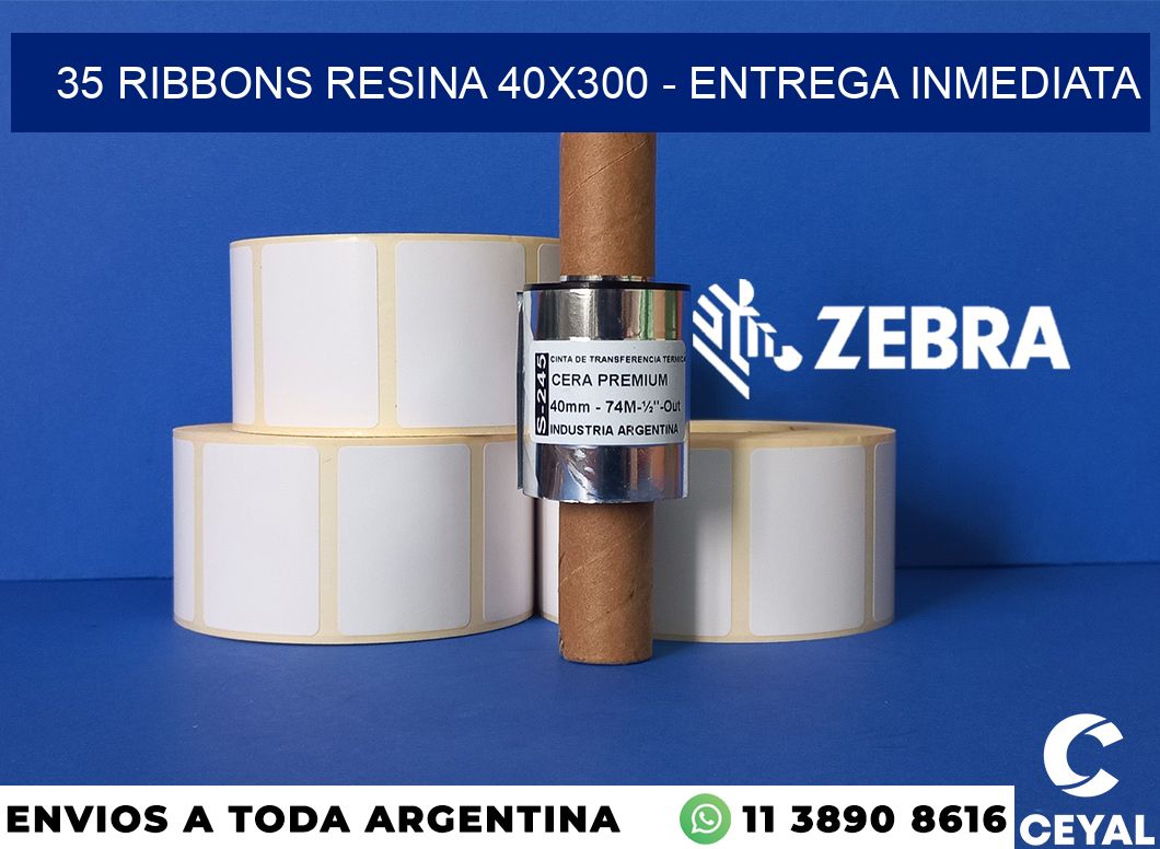 35 Ribbons resina 40x300 - Entrega inmediata