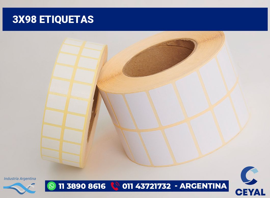 3x98 Etiquetas
