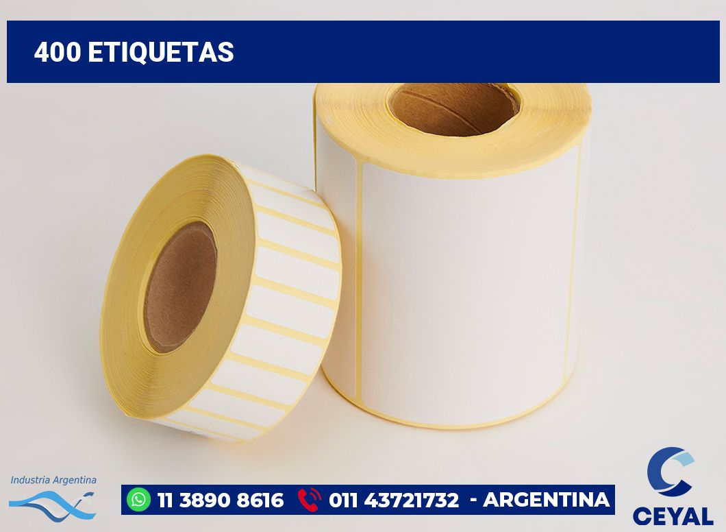 400 Etiquetas