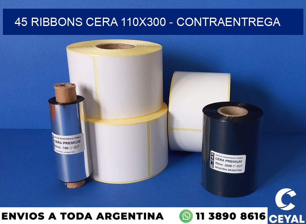 45 Ribbons cera 110×300 – contraentrega