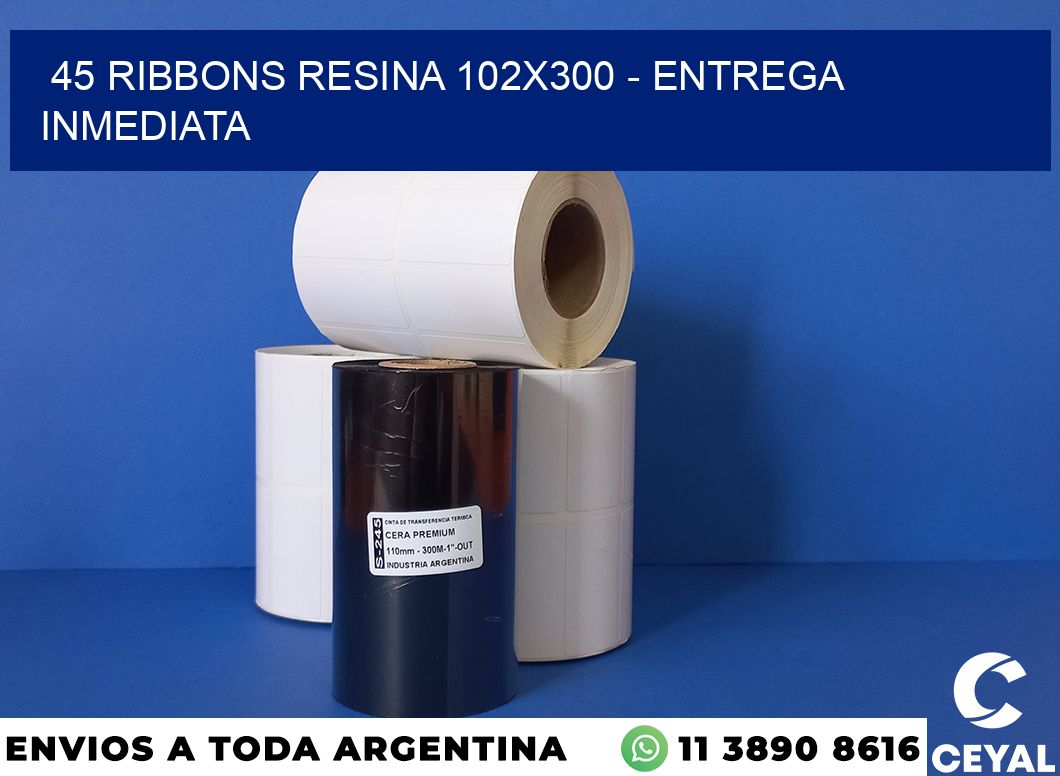 45 Ribbons resina 102×300 – Entrega inmediata
