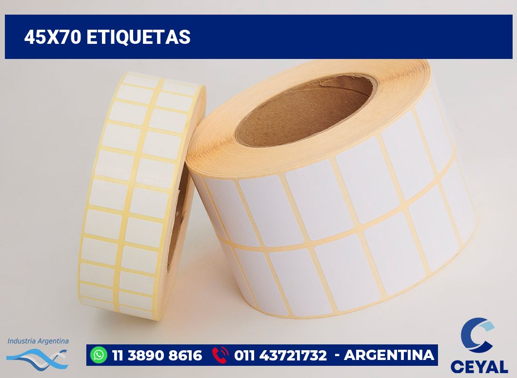 45x70 Etiquetas