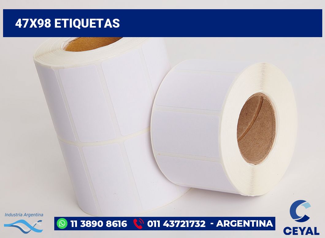 47x98 Etiquetas