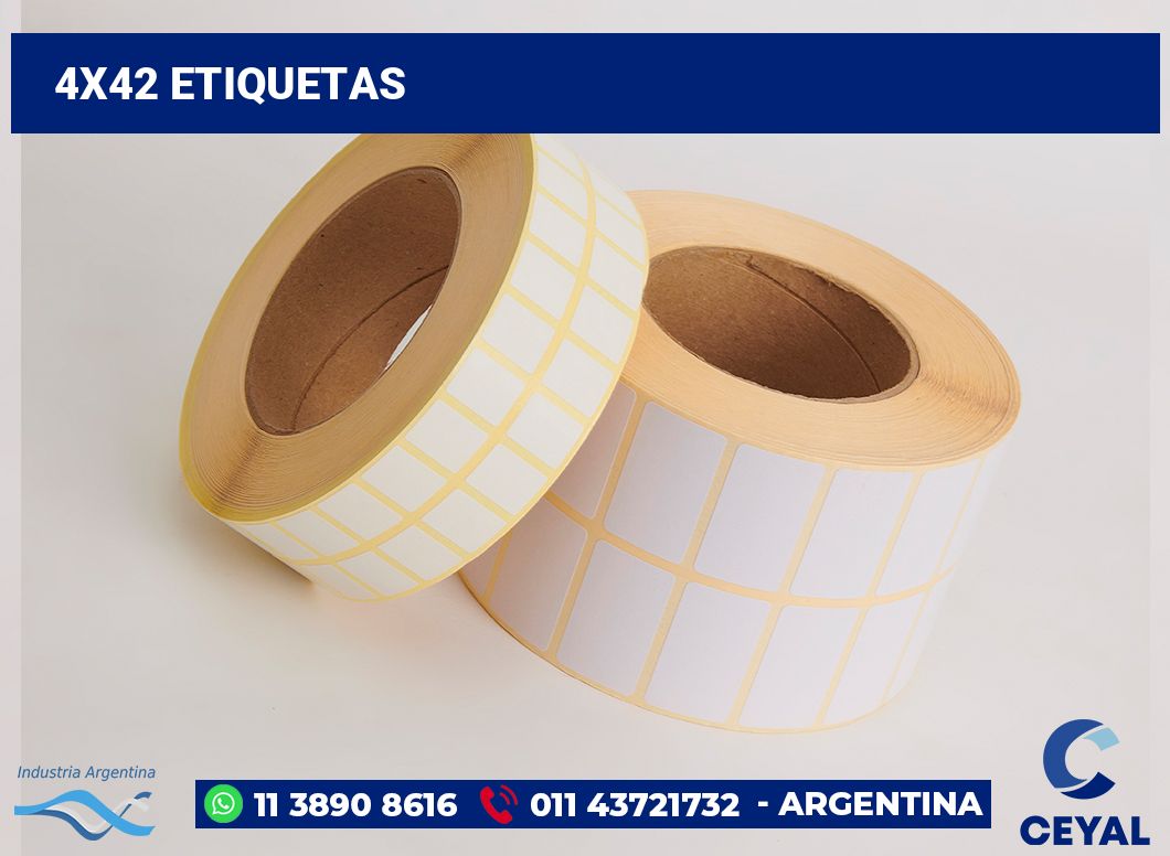4x42 Etiquetas