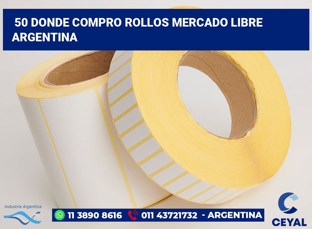 50 Donde compro rollos mercado libre argentina