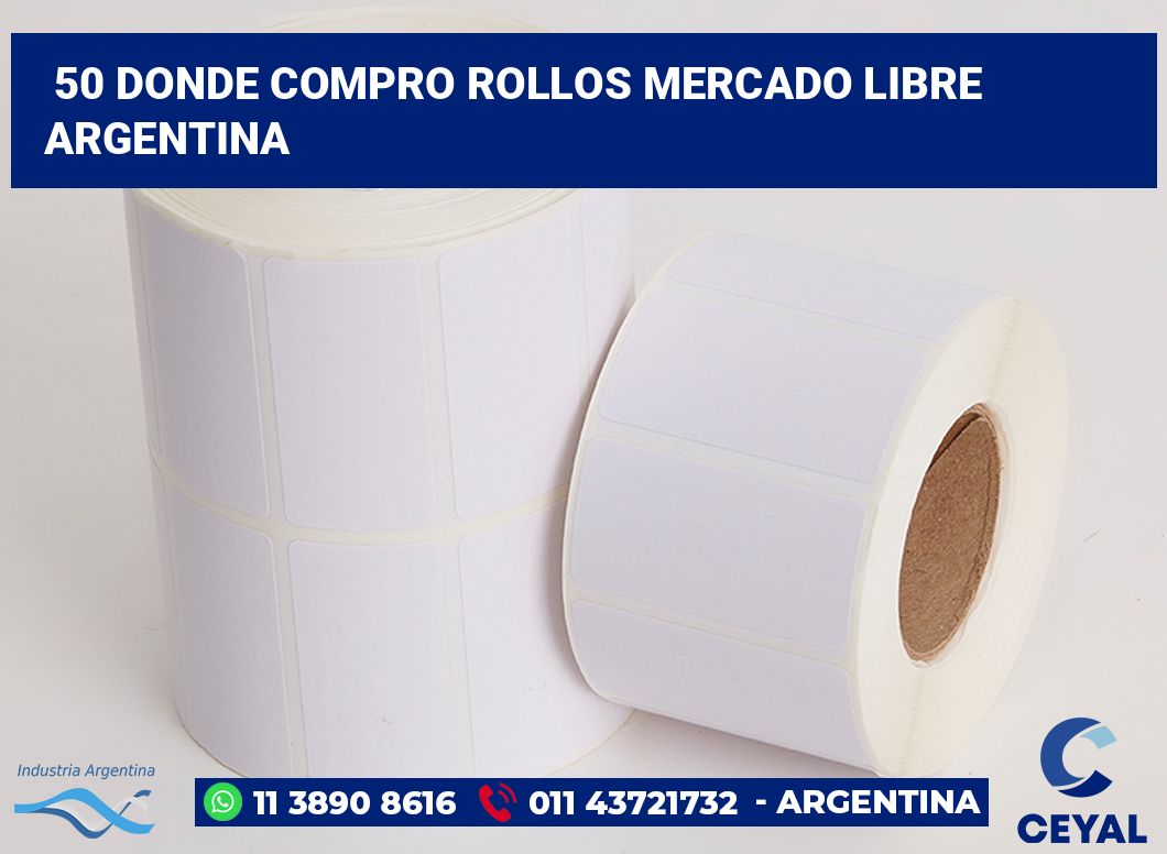 50 Donde compro rollos mercado libre argentina