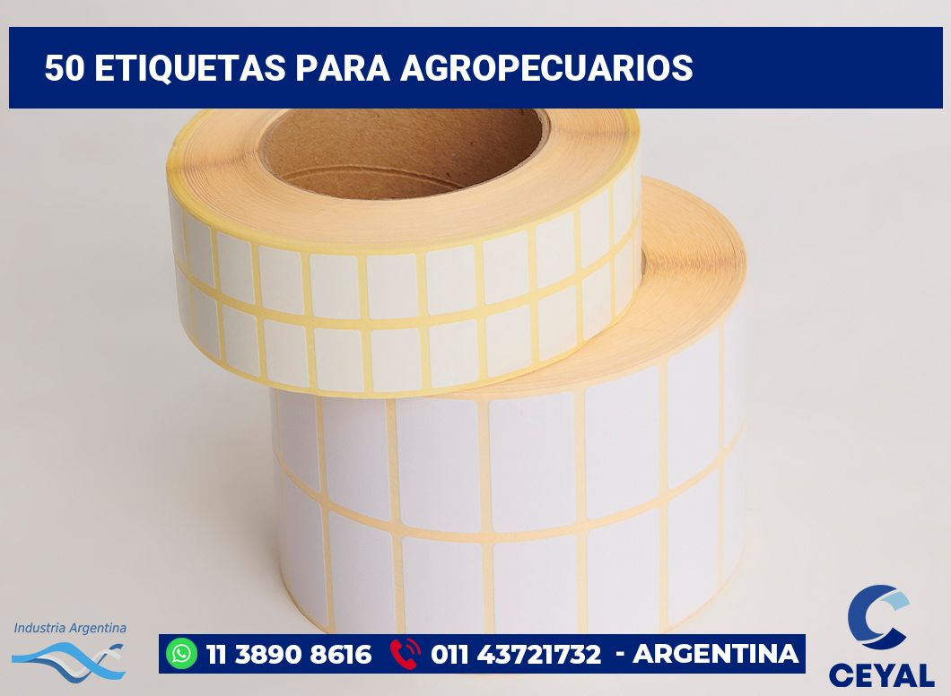50 Etiquetas para agropecuarios
