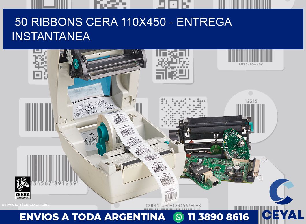 50 Ribbons cera 110x450 - entrega instantanea
