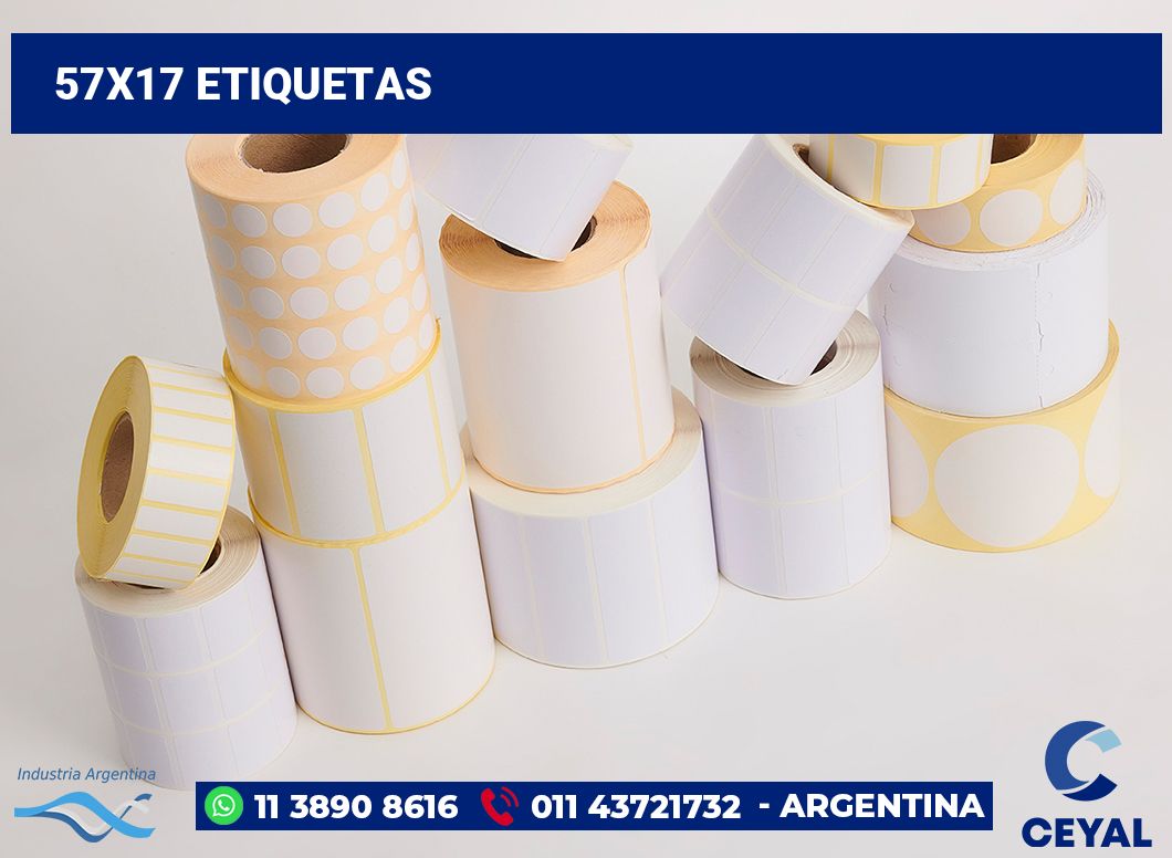 57x17 Etiquetas