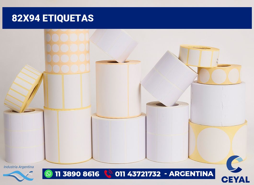 82x94 Etiquetas
