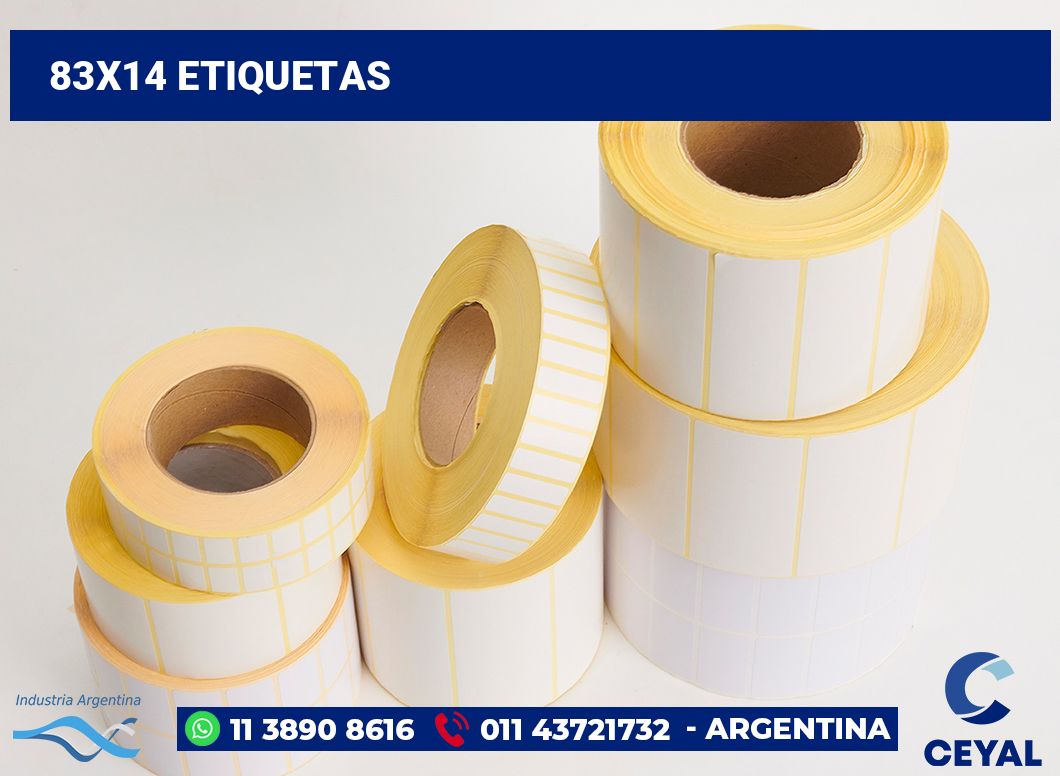 83x14 Etiquetas