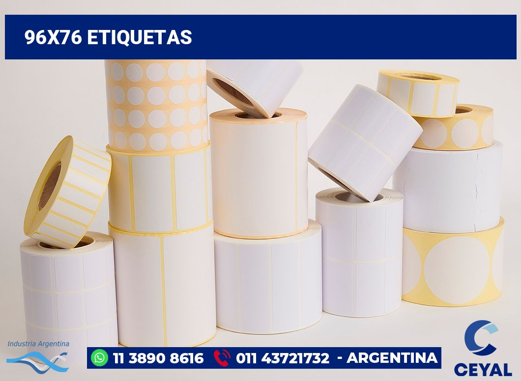 96x76 Etiquetas