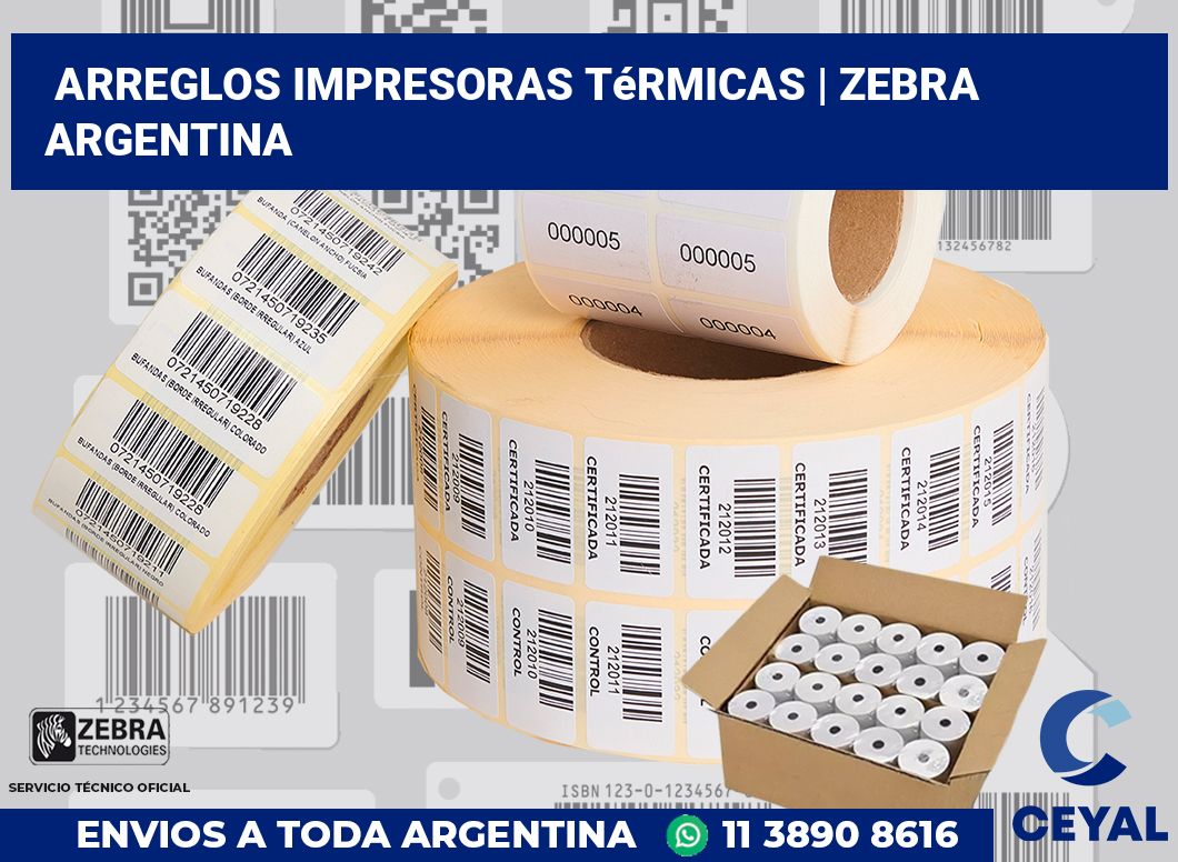 Arreglos impresoras térmicas | Zebra argentina