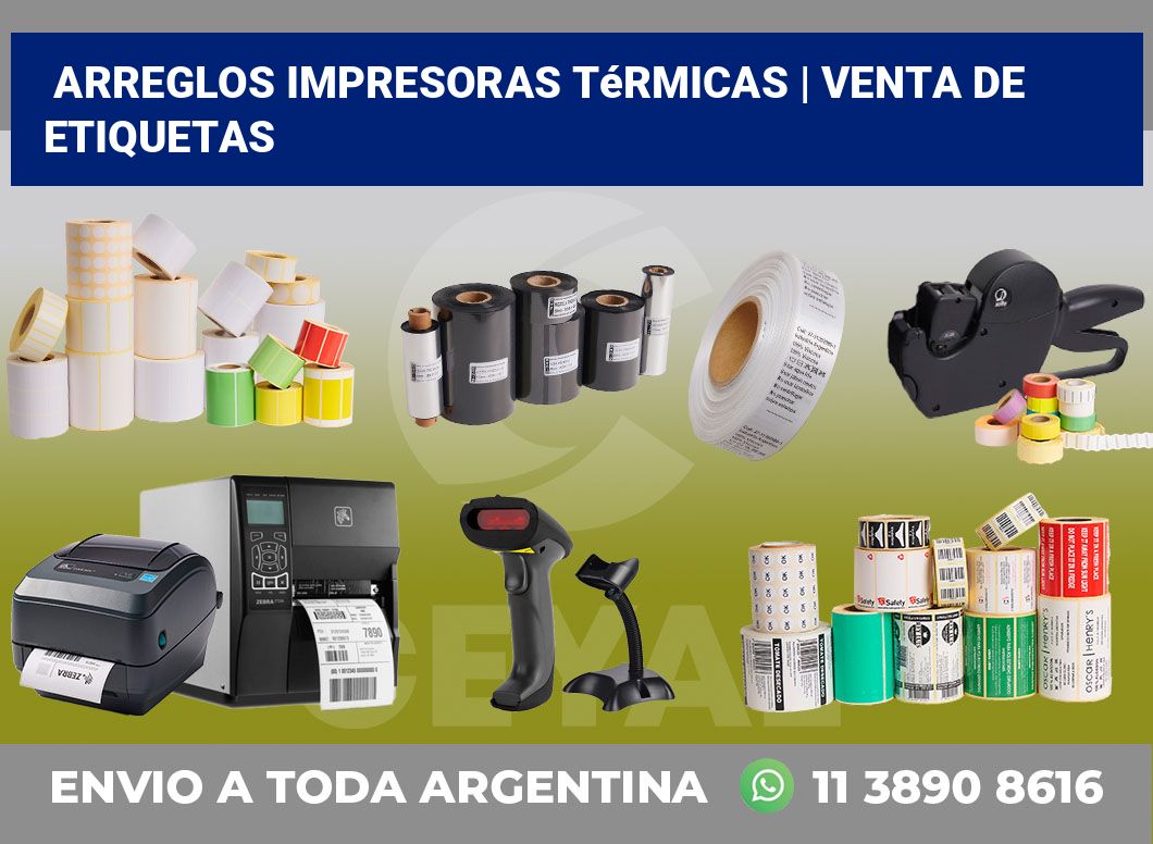 Arreglos impresoras térmicas | venta de etiquetas