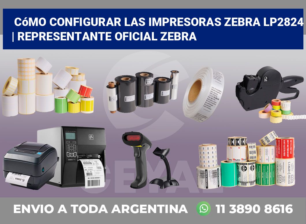 Cómo configurar las impresoras Zebra LP2824 | Representante oficial Zebra