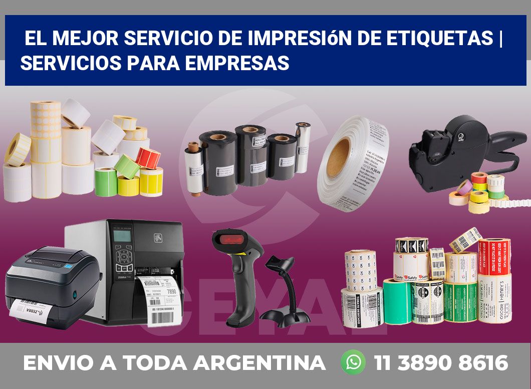 El mejor servicio de impresión de etiquetas | Servicios para empresas