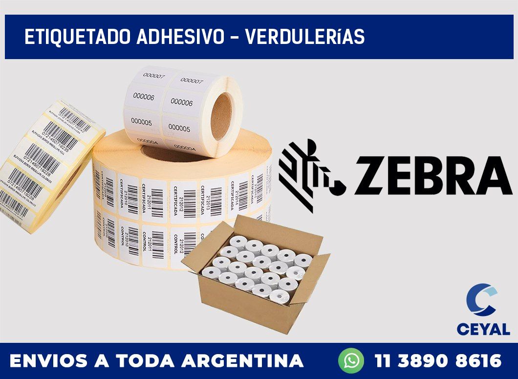 Etiquetado adhesivo – Verdulerías