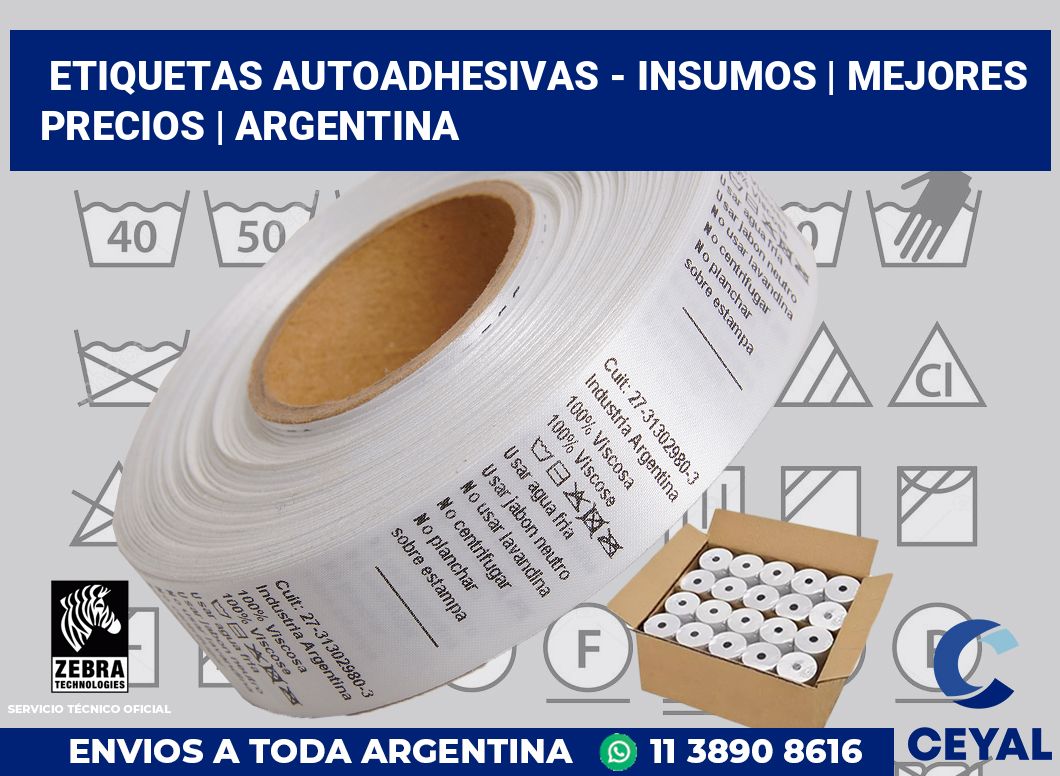 Etiquetas autoadhesivas - insumos | Mejores precios | Argentina
