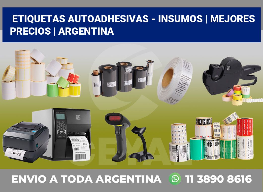 Etiquetas autoadhesivas – insumos | Mejores precios | Argentina