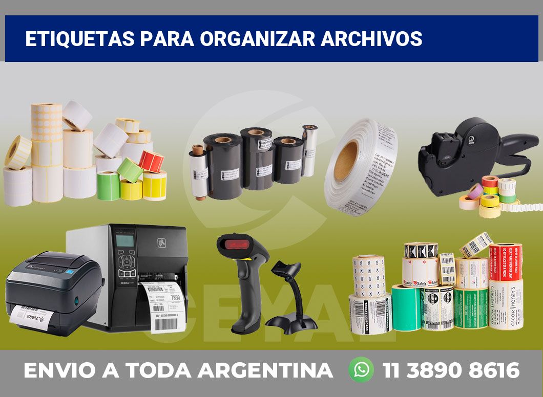 Etiquetas para Organizar Archivos