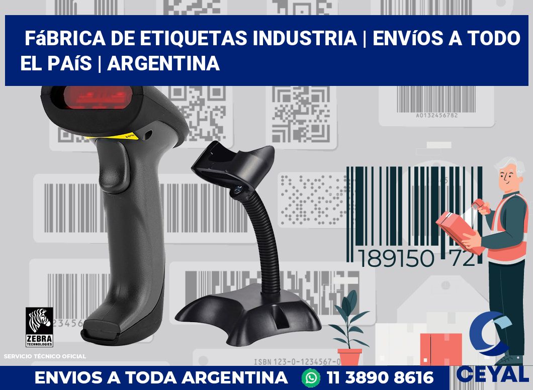 Fábrica de etiquetas industria | Envíos a todo el país | Argentina