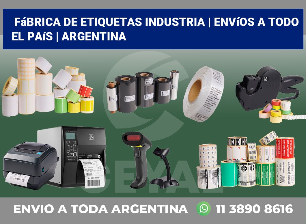 Fábrica de etiquetas industria | Envíos a todo el país | Argentina